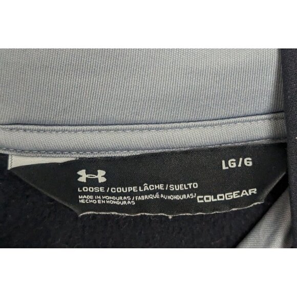 Under Armour Loose Coldgear Ice Baseball Black Hoodie Women's Size Large - Picture 4 of 5